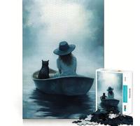 Rompecabezas Viaje al Misterio 1000 Piezas Divertidas sin Rebabas Piezas de Corte Limpio Juego portátil Ideal para Viajes (50x75cm)