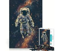 Rompecabezas Viaje del Nómada Cósmico 1000 Juego de Recuerdo Mental Alta Precisión Manualidad de Corte Desafío Interactivo para el Cerebro en Casa (38x26cm)