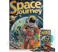 Rompecabezas Viaje Espacial para Adolescentes, 1000 Piezas, Juego Mental, Juguete para Relajarse, Corte Íntimo, (50x75cm)
