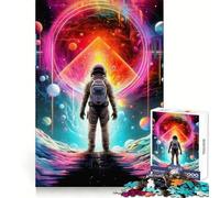 Rompecabezas Viajero del Espacio-Tiempo para Adultos, 1000 Piezas, Juguete de Lógica Mental, Suave y Relajado, Corte Firme, Lista de Deseos de Santa Claus 50x75cm