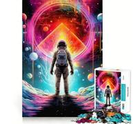 Rompecabezas Viajero del Espacio-Tiempo para Adultos, 1000 Piezas, Juguete de Lógica Mental, Suave y Relajado, Corte Firme, Lista de Deseos de Santa Claus 50x75cm