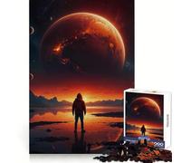 Rompecabezas Viajero del Universo, 1000 Piezas, Habilidad cognitiva, Pasatiempo Tranquilo, Cierre sólido, Navidad (38x26cm)