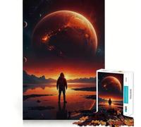 Rompecabezas Viajero del Universo de 1000 Piezas para Adultos Juego Divertido y fácil de armar Ideal para divertirse en Familia Actividad Nocturna (50x75cm)