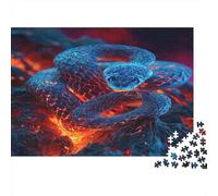 Rompecabezas Víbora artística 1000 Piezas para Adultos Y Familias - Puzzle DIY, Desafío Satisfactorio 70x50cm/1000pcs