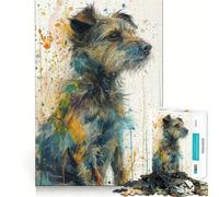 Rompecabezas Vibrant Canine Muse 1000 Think Boost Game Tight Lock Sin Piezas Sueltas Desafío Interactivo para el Cerebro en Casa (38x52cm)