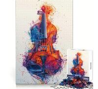 Rompecabezas Vibrant Symphony para Adolescentes, 1000 Piezas, Entrenamiento Mental, recreación Tranquila, Corte Uniforme, Navidad (38x52cm)