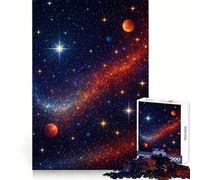 Rompecabezas Vibrante de Galaxia con Planetas y Estrellas de 1000 Piezas para Adolescentes Estimula la Mente, estimula la Mente, facilita la relajación y CREA un Ambiente navideño Alegre (38x26cm)