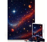 Rompecabezas Vibrante de Galaxia con Planetas y Estrellas para Adultos, 1000 Piezas, estratégico, Relajante, pasatiempo, Ajuste preciso, Regalo navideño (50x75cm)