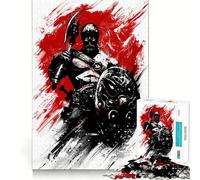 Rompecabezas Viking Berserk de 1000 Piezas,Juguete de construcción Focus,Ajuste Huecos,Actividad gratificante para días lluviosos (38x26cm)