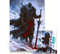 Rompecabezas Viking Berserk Snow Knight de 1000 Piezas para Adolescentes Diversión para estimular la Mente Manualidad de Corte de Alta precisión Actividad Relajante para desconectar (38x26cm)