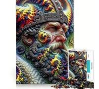 Rompecabezas Viking King Cosmic Reverie para Adultos,1000 Piezas,Juego de Memoria,componentes Resistentes y de Corte Limpio, aliviar el estrés (38x26cm)