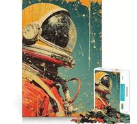 Rompecabezas Vintage Cosmic Explorer de 1000 Piezas para Adolescentes,Juego de concentración Mental,Corte de precisión,Bordes Lisos,Ideal para Rellenar Calcetines navideños (50x75cm)