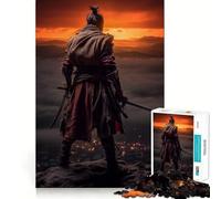 Rompecabezas Vintage de 1000 Piezas de Samurai Sekiro para Adolescentes Refuerza la Memoria Divertido y de Calidad Regalo Ideal (38x52cm)