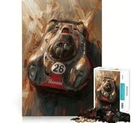 Rompecabezas Vintage Racer para Adolescentes de 1000 Piezas Mejora la Memoria, relájate, Pasa el Tiempo, Bordes precisos, Regalo increíble 50x75cm