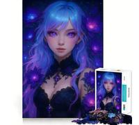 Rompecabezas Violet Bloom Fairy de 1000 Piezas Juguete Creativo para desarrollar Habilidades Cierre Seguro sin Piezas Sueltas Actividad para Fortalecer los Lazos Familiares (38x52cm)