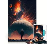 Rompecabezas Visión del Futuro 1000 Piezas Juego cognitivo Divertido Troquelado de Alta precisión aliviar el estrés (50x75cm)