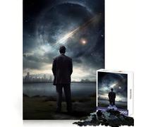 Rompecabezas Visión del Futuro de 1000 Piezas para Adolescentes Entrenamiento de concentración, Tiempo Libre Divertido, unión Perfecta, Regalo Encantador (38x26cm)