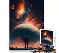 Rompecabezas Visión del Futuro para Adolescentes, 1000 Piezas, Diseño Fijo, Tranquilo, Recreación, Uniforme, Corte Único, (38x26cm)