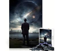 Rompecabezas Visión del Futuro para Adultos 1000 Rompecabezas Ejercicio Inteligente Entretenimiento Ligero Bordes Precisos Regalo Navideño (50x75cm)