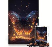Rompecabezas Visionary Butterfly de 1000 Piezas para Adultos Mejora la concentración, Alivia el estrés y es Divertido Corte Suave Regalo Festivo (38x52cm)