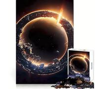 Rompecabezas Vista Espacial de la Tierra V, 1000 Piezas para Adolescentes, para desarrollar la Memoria, para Jugar en Interiores, con Corte Fino, selección de Deseos de Papá Noel 50x75cm