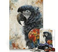 Rompecabezas Vivid Guacamayo Mirada para Adultos, 1000 Piezas, Diversión Intelectual, Pasatiempo Relajado, Corte Preciso, (50x75cm)