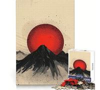 Rompecabezas Volcanic Orb Halo para Adolescentes, 1000 Piezas, diseño nítido, fácil de Recordar, Ideal para recreación Tranquila, diseño Uniforme, Navidad (38x52cm)