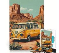 Rompecabezas Volkswagen Desert 1000 Juego de concentración Mental Corte de precisión Bordes Suaves Juego de construcción de Conexiones significativas (50x75cm)