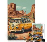 Rompecabezas Volkswagen Desert de 1000 Piezas para Adolescentes Desarrolla la lógica, fomenta la recreación Tranquila, con Bordes definidos Regalo Memorable (50x75cm)