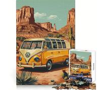 Rompecabezas Volkswagen Desert de 1000 Piezas para Adultos Fomenta la concentración, la Capacidad de concentración, la evasión y el Entrelazado Un Regalo significativo (38x52cm)