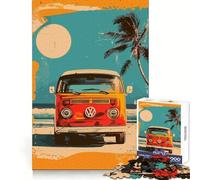 Rompecabezas Volkswagen Tipo Transporte para Adultos, 1000 Piezas, para Practicar el razonamiento, recreación Tranquila, Encaje Perfecto, Regalo de Temporada (50x75cm)