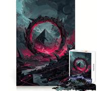 Rompecabezas Vortex Rebirth de 1000 Piezas para Adolescentes Entrenamiento de Memoria, Escape Tranquilo, Corte Impecable, Regalo de Invierno (38x52cm)
