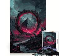 Rompecabezas Vortex Rebirth de 1000 Piezas para Adolescentes Mejora la concentración Pasatiempo Relajante Cierre Seguro Bonito Regalo (38x26cm)