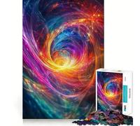 Rompecabezas Vórtice Cósmico Sinestesia para Adolescentes, 1000 Piezas, Juguete Cognitivo, Pasatiempo Tranquilo, Borde Premium, 38x26cm