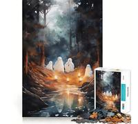 Rompecabezas Wanderlust Ghosts de 1000 Piezas Juego para ejercitar la Mente Artesanía de Corte experta Un pasatiempo Fascinante para los Momentos de Ocio (50x75cm)
