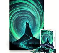 Rompecabezas Way To Aurora de 1000 Piezas Piensa, Entrena, recreación Tranquila, Bordes definidos Regalo sincero (50x75cm)