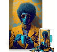 Rompecabezas We Love Coffee de 1000 Piezas Juguete para desarrollar la Capacidad cognitiva Superficie Lisa y sin Rebabas Actividad Relajante para Grupos en Interiores (50x75cm)