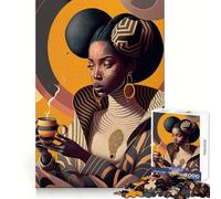 Rompecabezas We Love Coffee para Adultos, 1000 Piezas, Actividad Relajante para el Cerebro, Cierre Seguro, Acogedor, (38x26cm)