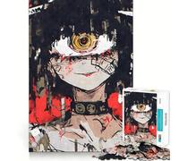 Rompecabezas Weirdcore Big Eye Anime Girl de 1000 Piezas para Adultos Juguete Que desafía la Mente Corte preciso alineación Actividad Nocturna Divertida para Toda la Familia (38x52cm)