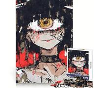 Rompecabezas Weirdcore de Chica Anime de Ojos Grandes para Adultos, 1000 Piezas, Ejercicio Mental, Escape Sereno, Cierre Seguro, Regalo Ideal (50x75cm)