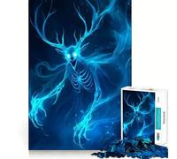 Rompecabezas Wendigo Monster de 1000 Piezas para Adultos Rompecabezas de lógica Corte de precisión Bordes Lisos reuniones Familiares (38x26cm)