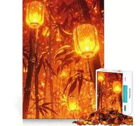 Rompecabezas When The Lantern Light de 1000 Piezas Desarrolla Habilidades de Escritura Divertido De Calidad Profesional Ideal para Recortar estimular la Mente Actividad