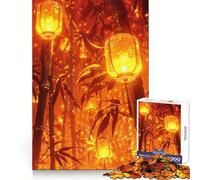 Rompecabezas When The Lantern Light para Adultos, 1000 Piezas, Ejercicio Mental, Ocio Consciente, Cierre Seguro, (38x26cm)
