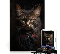 Rompecabezas Whiskered Snow de 1000 Piezas para Adolescentes desarrolla la Capacidad de razonamiento, escapismo Tranquilo, Corte preciso, Regalo Original (38x26cm)