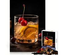 Rompecabezas Whiskey Sour para Adultos de 1000 Piezas Piensa, Entrena, sé Serena, Escape, Bordes definidos, Regalo Creativo (38x52cm)