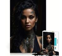 Rompecabezas Whispers of Ink de 1000 Piezas para Adolescentes Desarrolla la Mente y la diversión Tamaño Uniforme Piezas precisas Actividad Relajante para Grupos en Interiores (38x52cm)