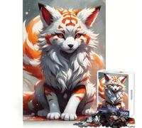 Rompecabezas White Sakura Kitsune de 1000 Piezas para Adolescentes Ejercicio cognitivo, relajación y Ocio Invierno (50x75cm)