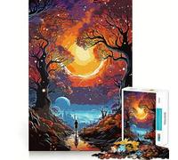 Rompecabezas Wild Forest de 1000 Piezas para Adultos Juego de concentración Mental Manualidad de Corte de Alta precisión Actividad para Fortalecer los Lazos Familiares y Amigos (38x26cm)