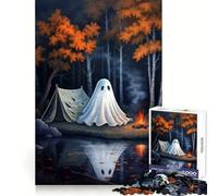 Rompecabezas Wild Ghost Camp de 1000 Piezas Piensa, Entrena, recreación Tranquila, Bordes definidos Regalo sincero (38x52cm)