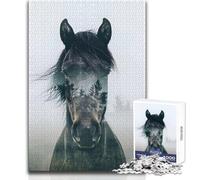 Rompecabezas Wild Horse Serenity de 1000 Piezas para Adolescentes, Juego Educativo para el Desarrollo de Habilidades, Momentos Especiales, tamaño 38x52cm